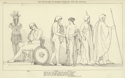 La partida de Briseida de la tienda de Aquiles